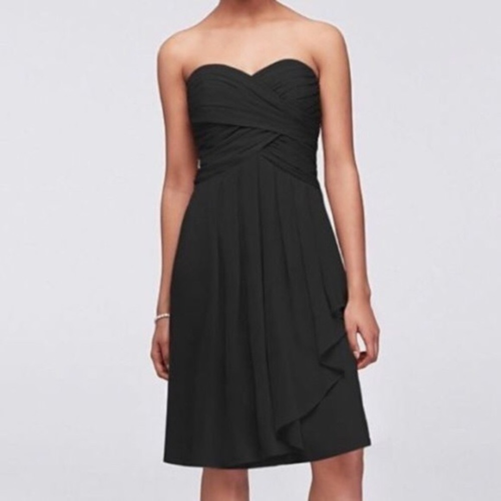 David’s Bridal Black Formal/Bridesmaid Dress